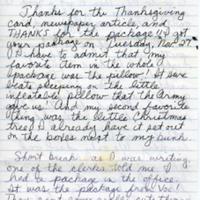 Letter from Jeanann Madden to Mom, November 30, 1990