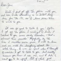 Letter from Jeanann Madden to Jane Dandrea, January 31, 1991