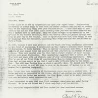 Letter to Caro Brown from Pearl Neas, May 18, 1955