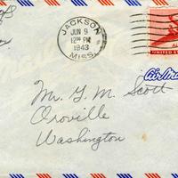 Letter from Dorothy Scott to her father, June 8, 1943.
