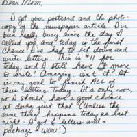 Letter from Jeanann Madden to Mom, December 22, 1990