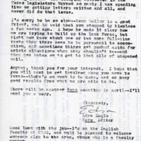 Letter from Edra Bogle to John and Michael (no last names), March 29, 1984