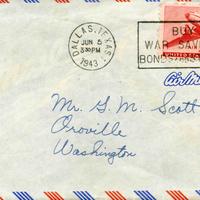Letter from Dorothy Scott to her father, June 4, 1943