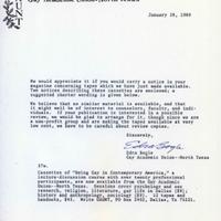 Letter from Edra Bogle to unnamed recipient, January 28, 1980