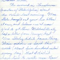 Letter from Frances Keys to Ella Mulkey, May 1, 1941
