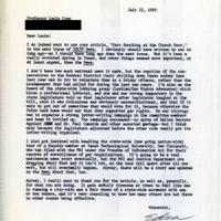 Letter from Edra Bogle to Louie Crew, July 22, 1983